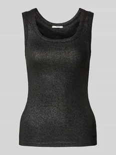 Top z efektem prążkowania model ‘LACEY’ - Koszulki i topy damskie - miniaturka - grafika 1