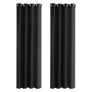 2 PIECES Zasłona Nowoczesna Prosta Wodoodporna Jednokolorowa Trilon Przezroczysta Perforowana Ochrona przeciwsłoneczna Antiple UV Tkanina zasłonowa - Zasłony - miniaturka - grafika 1