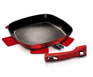 Berlinger Haus Patelnia Lumarko Patelnia grillowa 28cm burgundy bh-1947 BH-1947 Kinghoff - Patelnie - miniaturka - grafika 2