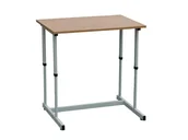 Meble do szkół i przedszkoli - Ławka szkolna Robert z rury owalnej jednoosobowe z reg. wys. 3-7 - miniaturka - grafika 1