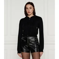 Swetry damskie - Patrizia Pepe Kardigan Cropped Fit - miniaturka - grafika 1