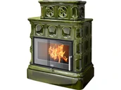 Piece wolnostojące - ABX Piec kaflowy Karelie Exclusive kaflowy cokół - Zielony - miniaturka - grafika 1