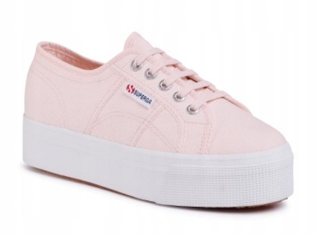 SUPERGA DAMSKIE TRAMPKI NA PLATFORMIE LOGO 39 2STT