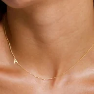 Naszyjniki - TEMU i elegancki naszyjnik z literami to idealny prezent dla żony przyjaciela lub kolegi z klasy. - miniaturka - grafika 1