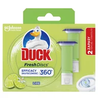 Środki do WC - Zapas krążków do toalety o zapachu limonkowym Duck Fresh Discs 2x36ml - miniaturka - grafika 1