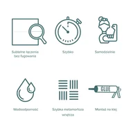 Panele ścienne i boazeria - Panele ścienne SPC winylowe Marble Grigio 120x265 cm - miniaturka - grafika 1