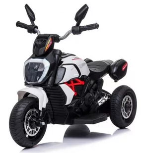 NoName Motor Fast Tourist Biały PA.BLJ818.BIA - Pojazdy elektryczne dla dzieci - miniaturka - grafika 1