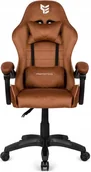 Fotele gamingowe - Fotel obrotowy gamingowy HERO ENZO BROWN ALCANTARA - miniaturka - grafika 1