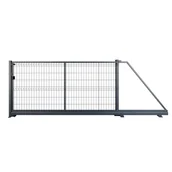 Ogrodzenia - Naterial Brama przesuwna Modus 3x1.5 m prawa antracytowa - miniaturka - grafika 1