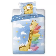 Pościel dla dzieci - Faro Pościel 100x135 do łóżeczka żyrafa PRZYTULAKI 010_20220219170150 - miniaturka - grafika 1