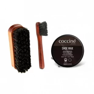 ZESTAW ZES-13 DO PIELĘGNACJI BUTÓW CZARNA PASTA + SZCZOTKA 12 CM + SZCZOTKA MAZAK COCCINE - Środki do obuwia i ubrań ZESTAW ZES-13 DO PIELĘGNACJI BUTÓW CZARNA PASTA + SZCZOTKA 12 CM + SZCZOTKA MAZAK COCCINE - Środki do obuwia i ubrań - miniaturka - grafika 1