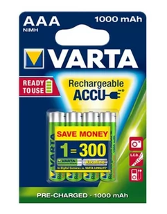 Varta CONTENT BATERIE ACCU R3 1000mAh R2U/4 - Baterie i akcesoria - miniaturka - grafika 2