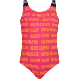 Calvin Klein Swimwear Strój kąpielowy - Stroje kąpielowe dla dziewczynek - miniaturka - grafika 1