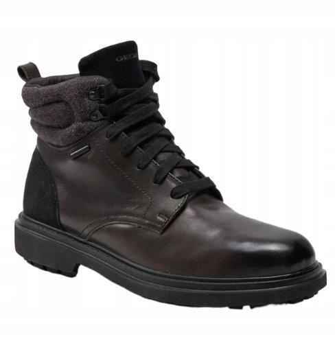 Geox Faloria Buty Męskie Czarne Skórzane 41 Ż1E