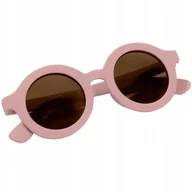 Okulary przeciwsłoneczne - Little Dutch Okulary okrągłe Soft Pink - miniaturka - grafika 1