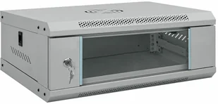 vidaXL Szafa sieciowa z przechowywaniem Szary 53 x 35 x 21 cm Stal - Szafy rack - miniaturka - grafika 1