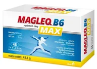 Witaminy i minerały - LEK-AM PRZEDSIĘBIORSTWO FARMACEUTYCZNE SP. Z O.O. Magleq B6 Max 45 tabletek 3731141 - miniaturka - grafika 1