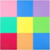 Maty piankowe - Ricokids Mata piankowa puzzle 180x180cm 9 szt. wielokolorowa 7501 - miniaturka - grafika 1