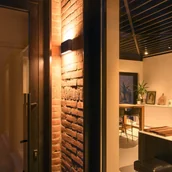 Lampy ogrodowe - SLV Oval kinkiet up/down CCT 17,5cm czarny - miniaturka - grafika 1