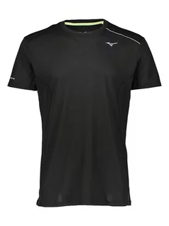 Koszulki sportowe męskie - Mizuno Koszulka sportowa "Dry Aeroflow" w kolorze czarnym - grafika 1