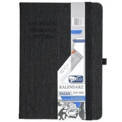 Kalendarze - Kalendarz pedagoga 2025/26 B6 tyg. Salsa czarny - miniaturka - grafika 1