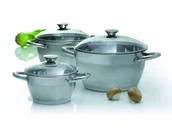 Zestawy garnków i patelni - Komplet garnków AMBITION Noble 6 elementów 68883 - miniaturka - grafika 1