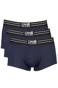 CAVALLI CLASS Perfect Bokserki Męskie Niebieski Kolor: Niebieski, Rozmiar: M - Majtki męskie - miniaturka - grafika 1