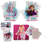 Rękawiczki rowerowe - Kraina Lodu Dziecięce rękawiczki rowerowe na rower, dla dziewczynki, na rzep - miniaturka - grafika 1