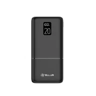 Powerbanki - Tellur PD202 Boost Pro 20000mAh power bank 2xQC3.0 22.5W + PD 20W, LCD display, black - miniaturka - grafika 1