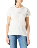 Koszulki i topy damskie - Lee T-shirt damski, Off White, L - miniaturka - grafika 1
