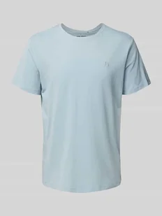 T-shirt z prążkowanym, okrągłym dekoltem model ‘Dinton’ - Koszulki męskie - miniaturka - grafika 1