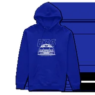 Odzież do sportów motorowych - Bluza z kapturem przód BMW E36 niebieska-XXL - miniaturka - grafika 1