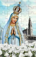 Puzzle - Puzzle Matka Boża Fatimska z kwiatami - 10 szt. - miniaturka - grafika 1