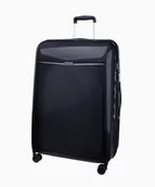 Walizki - Duża czarna walizka z policarbonu - miniaturka - grafika 1