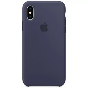 APPLE Etui Silikonowe do iPhone Xs Max Granatowy MRWG2ZM/A MRWG2ZM/A - Etui i futerały do telefonów - miniaturka - grafika 3