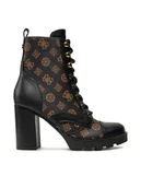 Botki damskie - Guess Botki FL8NYD FAL10 Czarny - miniaturka - grafika 1