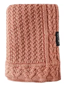 Koce i narzuty dla dzieci - Kocyk merino PREMIUM - ciasteczko terracotta Lullalove - miniaturka - grafika 1