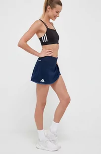 adidas Performance spódnica sportowa Club kolor granatowy mini prosta - Spódnice - miniaturka - grafika 1