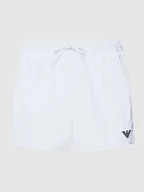 Kąpielówki męskie - Spodenki kąpielowe z wyhaftowanym logo model ‘Basic’ - miniaturka - grafika 1