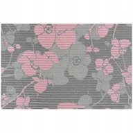 Maty antypoślizgowe - Multidecor Multidecor Mata Premium różowe kwiaty 45 x 65 cm - miniaturka - grafika 1