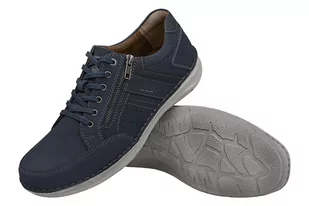 Półbuty JOSEF SEIBEL 43702 TE20913 526 Alfred 02 K Indigo-Kombi Anvers Granatowe XXL - Moda i Uroda OUTLET - miniaturka - grafika 3