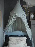 Maty edukacyjne - Mint – baldachim dwustronny muślinowy - miniaturka - grafika 1