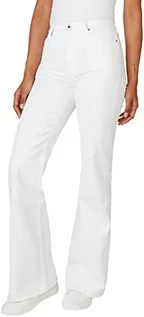 Spodnie damskie - Pepe Jeans Jeansy damskie Willa, Biały (denim-d76), 26W / 32L - grafika 1