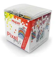 Breloczki dla dzieci - Pracht Creatives Hobby P90045-63501 Zestaw do zabawy 24 dla dzieci, prosty system wtykowy z małymi kamieniami z bioplastu do zaprojektowania 4 breloków (medalionów), bez prasowania i klejenia - miniaturka - grafika 1