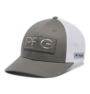 Czapki damskie - Columbia Unisex Pfg Mesh™ Haki Czapka z daszkiem Czapki wędkarskie Titanium/Silver S-M - miniaturka - grafika 1