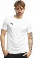 Koszulki męskie - Koszulka męska Puma Team Goal Casuals Tee biała 658615 04 L - miniaturka - grafika 1