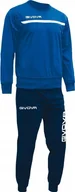 Dresy męskie - Givova Dres treningowy piłkarski komplet bluza spodnie Givova Tuta Givova One niebiesko-granatowy TT012 0204 S - miniaturka - grafika 1