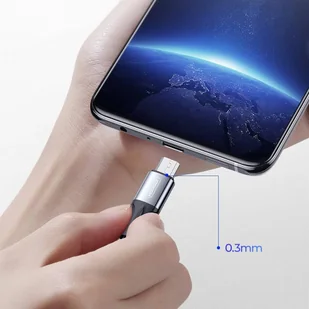 Joyroom kabel USB - micro USB 3 A 0,2 m czarny (S-0230N1) - Kable USB - miniaturka - grafika 9