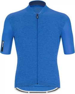 Koszulki rowerowe - Santini Colore Puro Shortsleeve Jersey Men, niebieski XXL 2022 Koszulki kolarskie - grafika 1
