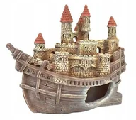 Dekoracje do akwarium - AQUA NATURA Dekoracja akwarystyczna zamek na wraku statku - miniaturka - grafika 1